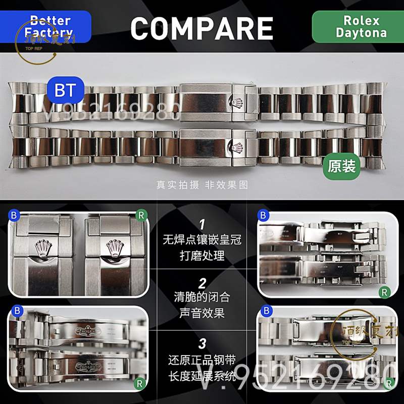BT廠勞力士4130機(jī)芯迪通拿對比正品怎么樣,還值得買嗎-復(fù)刻表