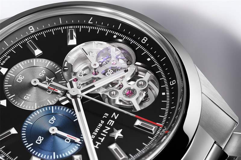 真力時(shí)2022新表面世三色陶瓷表圈Chronomaster Sport限量版運(yùn)動表-復(fù)刻表