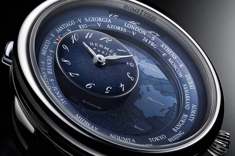 Hermès Arceau Le temps voyageur 將世界的時光都呈現(xiàn)在流轉(zhuǎn)間-復(fù)刻表
