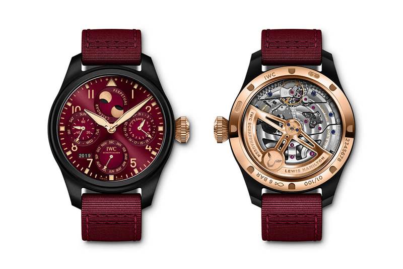 萬國(guó)大飛IW503002萬年歷版“Lewis Hamilton”腕表-復(fù)刻表