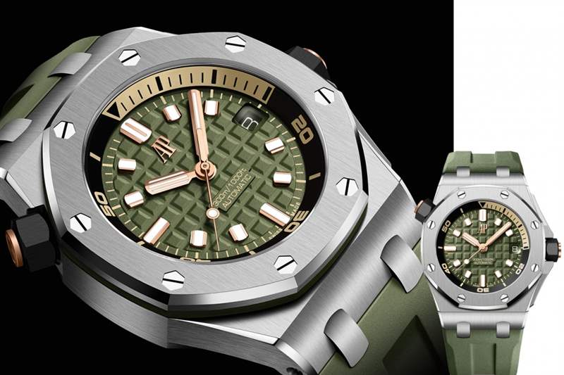 Audemars Piguet愛(ài)彼2021年最新Royal Oak Offshore Diver潛水表-復(fù)刻表