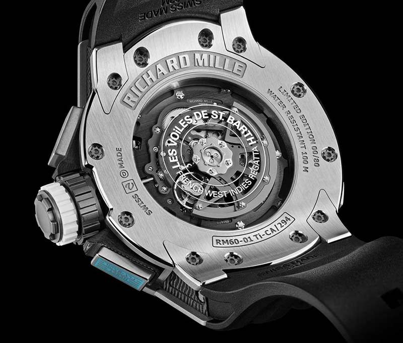 理查德·米勒 RM 60-01 自動飛返計時碼表 LES VOILES DE ST BARTH-復(fù)刻表