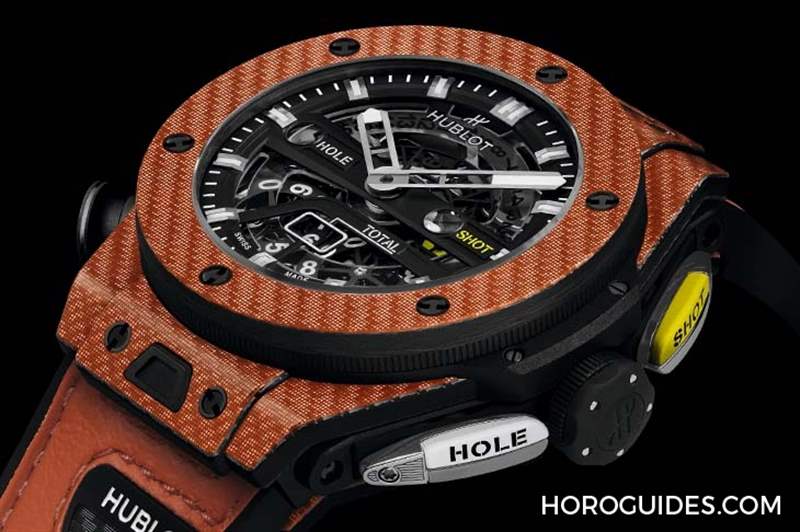 HUBLOT - 橘色、超輕量、可計桿數(shù)，Hublot Big Bang Unico高爾夫球表新色亮相