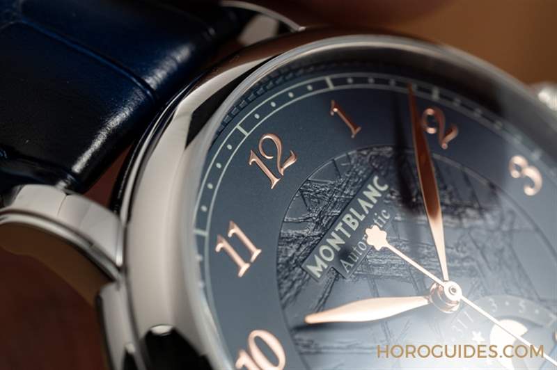 MONTBLANC - 冰川紋藍面，暮色下的白朗峰頂印象｜Montblanc明星傳承系列限量新作