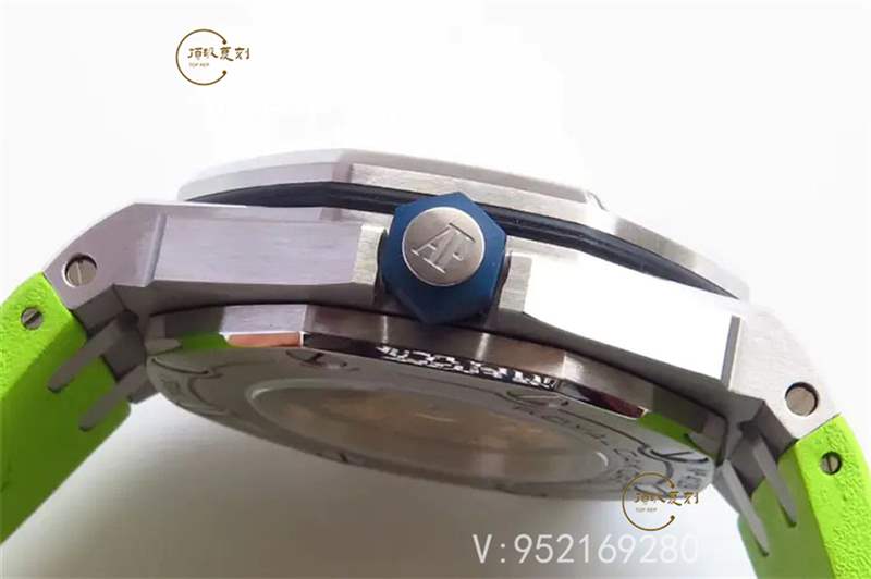 JF廠AP愛(ài)彼15710綠色配色皇家橡樹(shù)復(fù)刻表做工怎么樣-復(fù)刻表