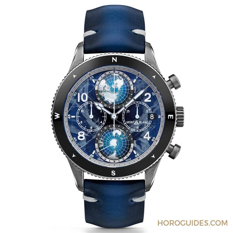 MONTBLANC - 零氧！ 耐用、精準(zhǔn)、不起霧｜Montblanc 1858系列Geosphere世界時區(qū)零氧限量腕表的極限探險魂