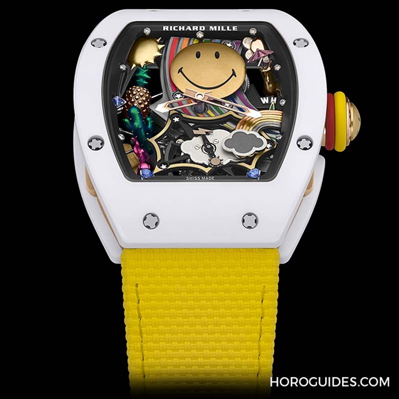 RICHARD MILLE - Richard Mille少見(jiàn)樂(lè)園化的一面！ RM 88 Smiley自動(dòng)上鏈陀飛輪腕表