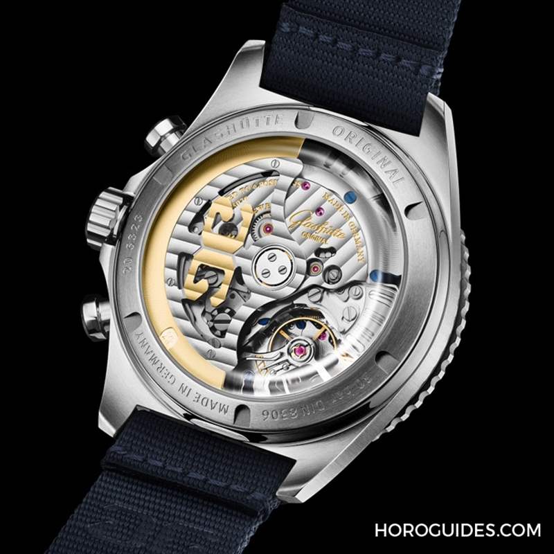 GLASHüTTE ORIGINAL - 藍(lán)面、藍(lán)陶瓷圈打頭陣！ Glashütte Original SeaQ系列首次搭載計(jì)時(shí)功能