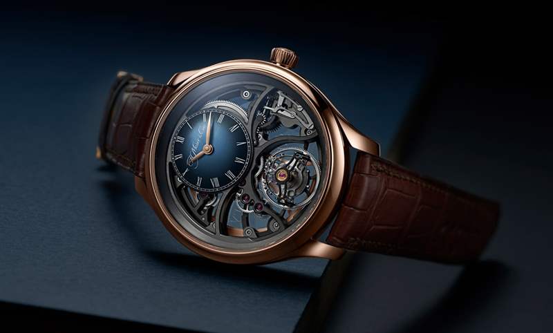 賀高登鐘表50周年！ H. Moser & Cie.勇創(chuàng)者圓柱陀飛輪鏤空紀(jì)念腕表限量發(fā)行