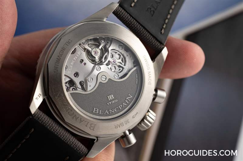 BLANCPAIN - 18K紅金藍(lán)面、23級(jí)鈦灰面，Blancpain五十噚深潛器飛返計(jì)時(shí)碼表兩款延伸新作