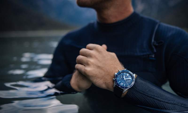 藍(lán)面、藍(lán)陶瓷圈打頭陣！ Glashütte Original SeaQ系列首次搭載計(jì)時(shí)功能