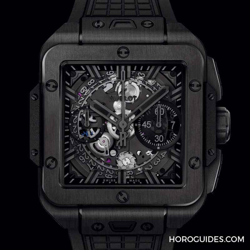 HUBLOT - 高階運動方表這樣搭，怎一個瀟灑了得｜Hublot Square Bang Unico計時碼表