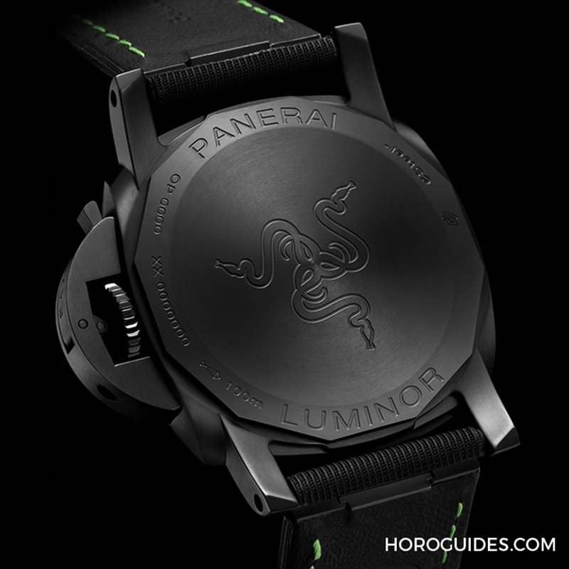 OFFICINE PANERAI - 電競美學(xué)加身，雷蛇螢光綠在發(fā)光｜Panerai Luminor Quaranta Razer特別版