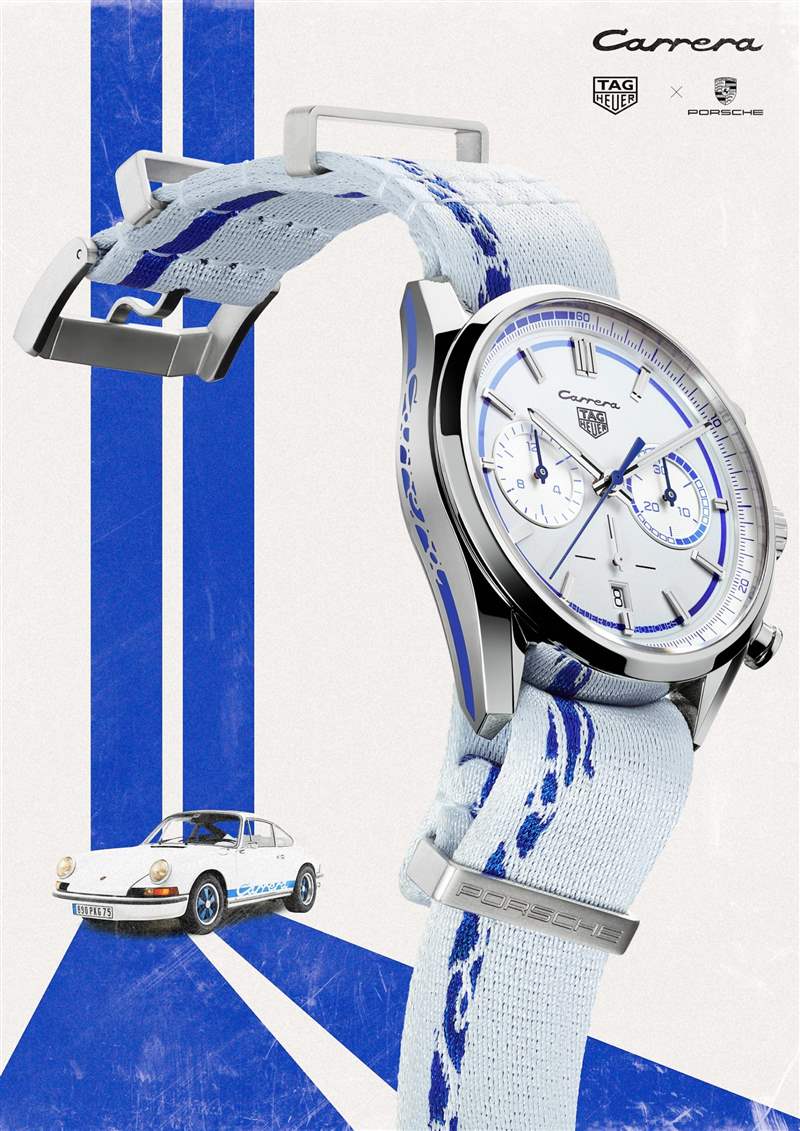 TAG Heuer Carrera x Porsche RS 2.7（參考編號(hào)：CBN2016.EB0275）售價(jià)：62,200港元（圖片來源：TAG Heuer）