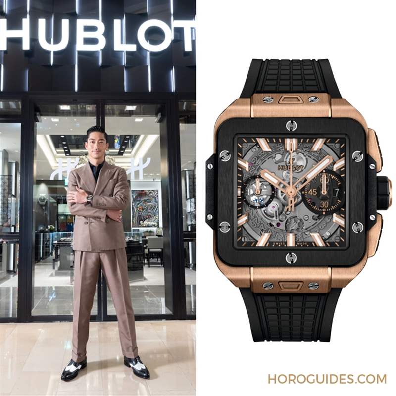 HUBLOT - 高階運動方表這樣搭，怎一個瀟灑了得｜Hublot Square Bang Unico計時碼表