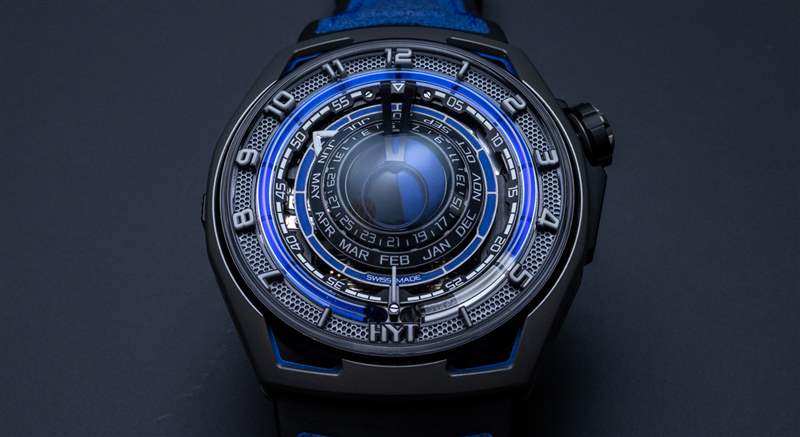 動(dòng)手實(shí)踐:HYT Moonrunner Supernova 藍(lán)色手表-復(fù)刻表