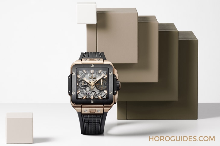 HUBLOT - 高階運動方表這樣搭，怎一個瀟灑了得｜Hublot Square Bang Unico計時碼表