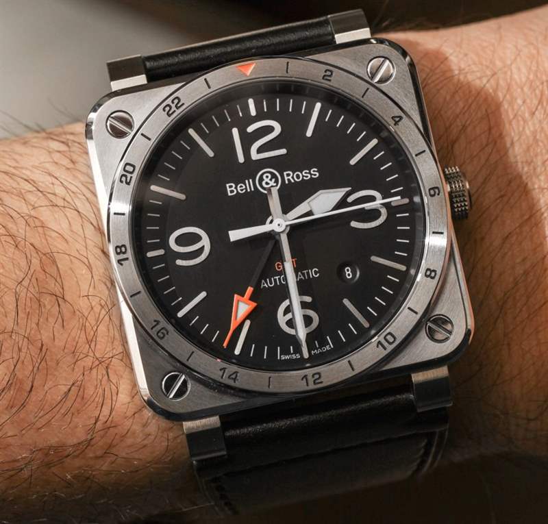 柏萊士Bell & Ross BR 03-93 GMT手表上手-復(fù)刻表
