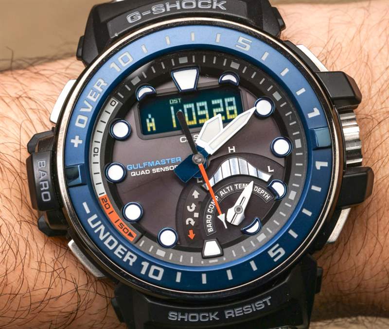 卡西歐G-Shock Master Of G Gulfmaster GWNQ1000-1A手表評論-復(fù)刻表