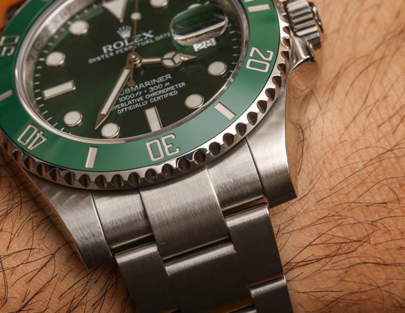 勞力士Submariner 116610LV在綠色手表評論-復刻表