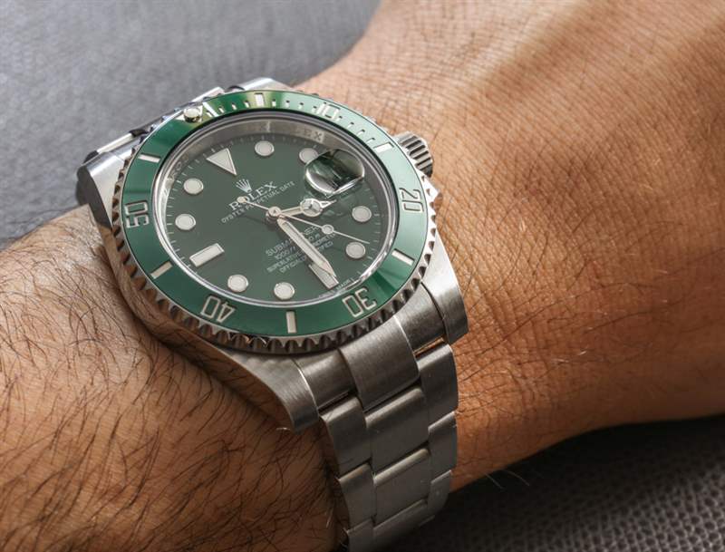 勞力士Submariner 116610LV在綠色手表評論-復刻表