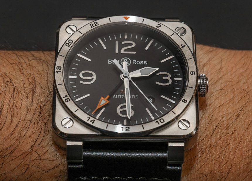 柏萊士Bell & Ross BR 03-93 GMT手表上手-復(fù)刻表