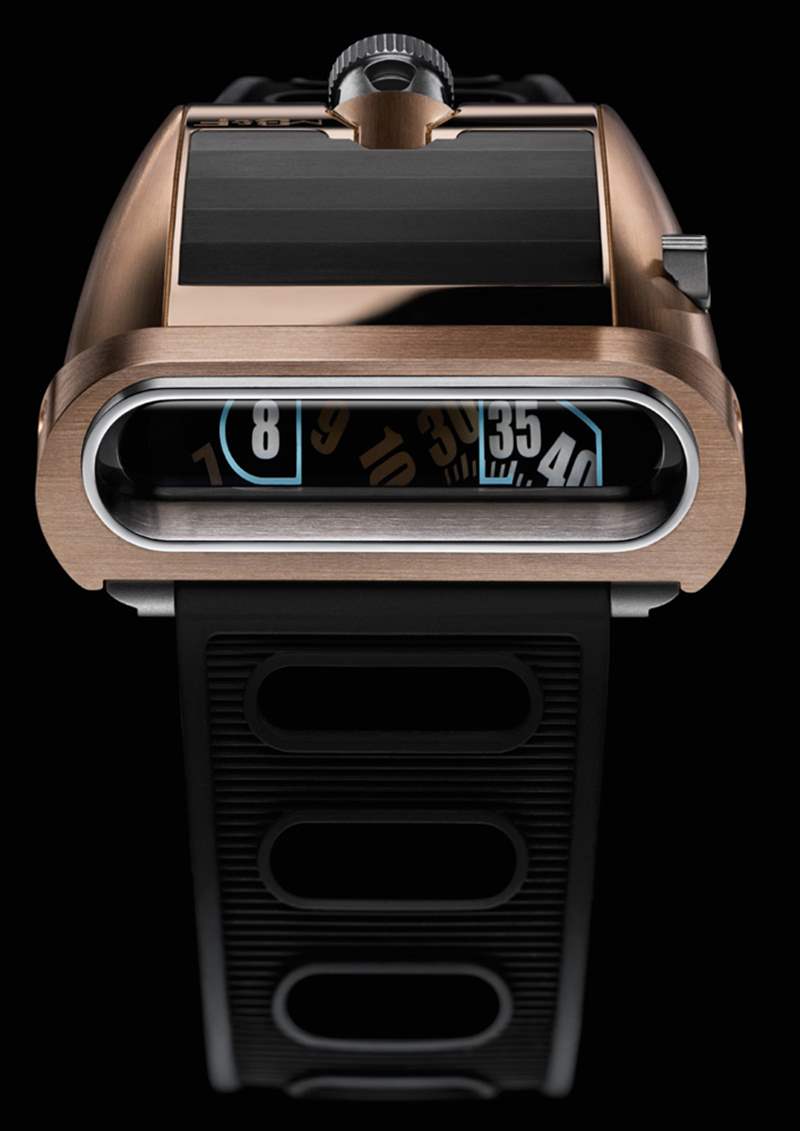 MB&F HM5 RT腕表是金色的鐘表駕駛機器-復(fù)刻表