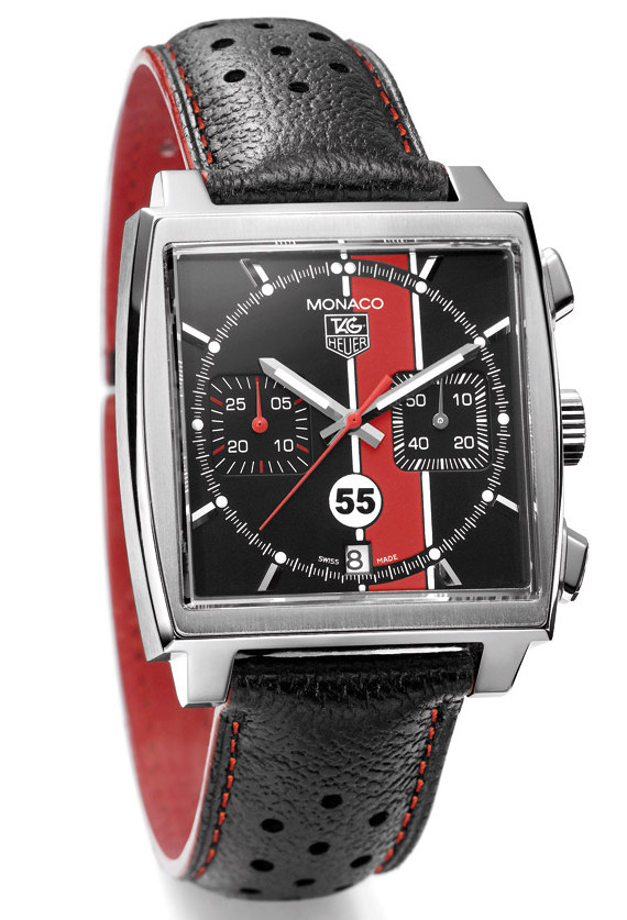 PCA-TAG Front1 泰格豪雅(Tag Heuer)和美國保時(shí)捷俱樂部聯(lián)手推出限量版摩納哥腕表-復(fù)刻表