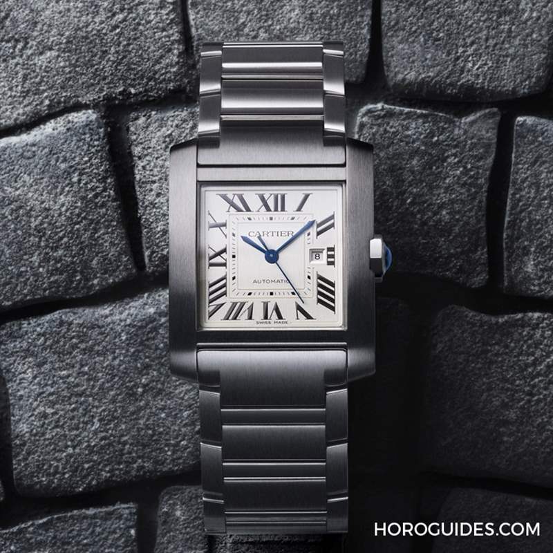 CARTIER - 法國坦克回來了！ Cartier Tank家族唯一鏈帶表款Tank Fran?aise改版回歸