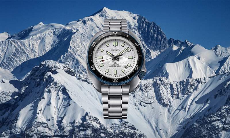 SEIKO Prospex植村直己特別版SLA069，獨特白朗峰面盤紀念冒險人生