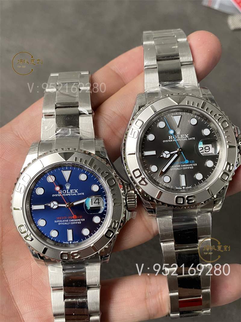 VS廠新品勞力士40灰/藍(lán)游艇丹東3235機芯做工比C廠游艇好嗎-復(fù)刻表