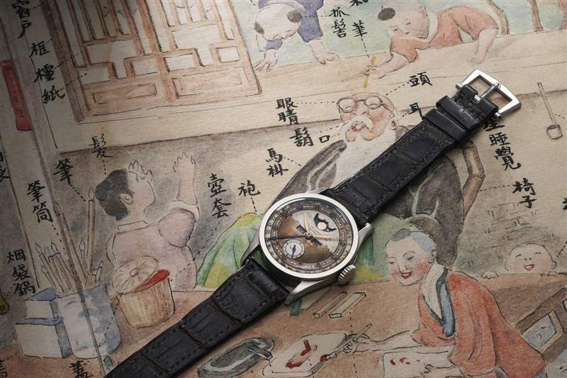 圖片來(lái)源:富藝斯 極罕百達(dá)翡麗天價(jià)成交創(chuàng)紀(jì)錄末代皇帝溥儀珍藏世上僅8枚-復(fù)刻表