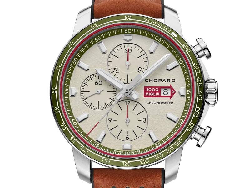 『新表』Chopard推出Mille Miglia GTS Chronograph Limited Edition Italy 2023古董車?yán)愊蘖坑嫊r碼表-復(fù)刻表
