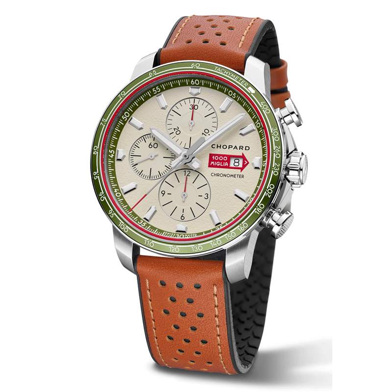 『新表』Chopard推出Mille Miglia GTS Chronograph Limited Edition Italy 2023古董車?yán)愊蘖坑嫊r碼表-復(fù)刻表