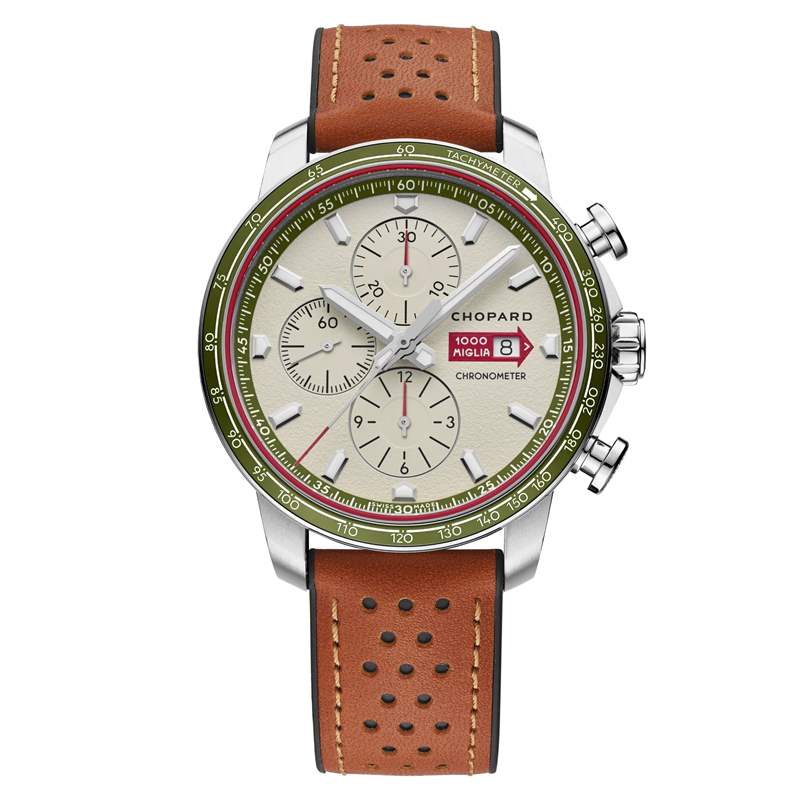 『新表』Chopard推出Mille Miglia GTS Chronograph Limited Edition Italy 2023古董車?yán)愊蘖坑嫊r碼表-復(fù)刻表