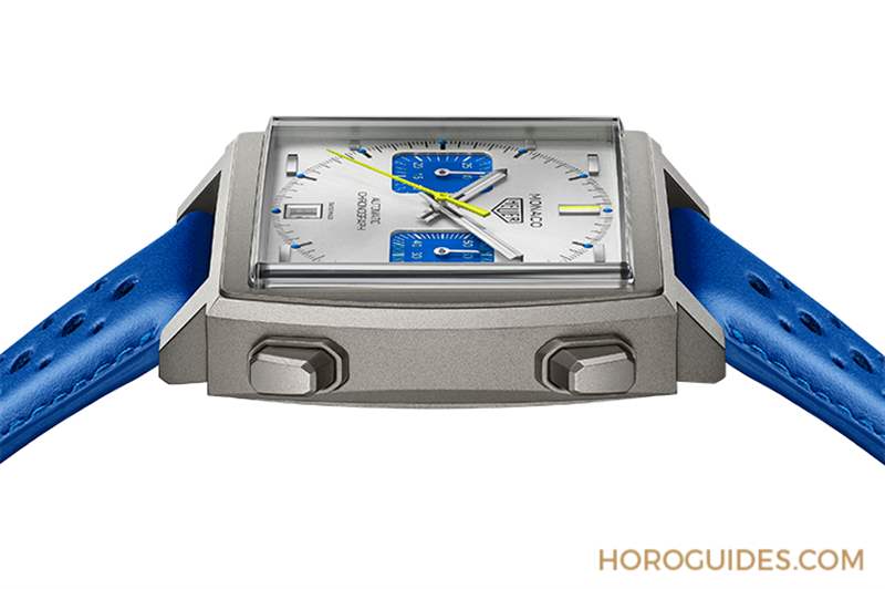 TAG HEUER - 法國賽車藍(lán)來了，TAG Heuer Monaco計時碼表限量新色亮相