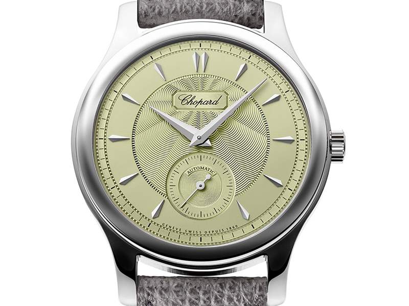 Chopard推出L.U.C 1860冰綠色表盤(pán)超薄腕表-復(fù)刻表
