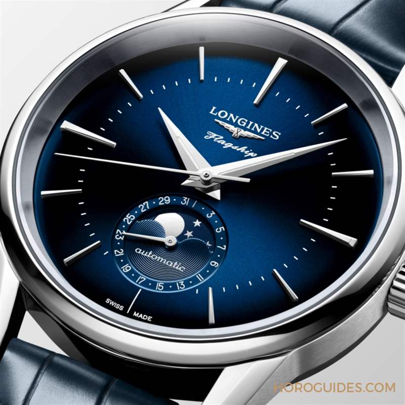 LONGINES - 優(yōu)雅美學新添月相功能｜浪琴表LONGINES Flagship Heritage旗艦復刻系列月相腕表