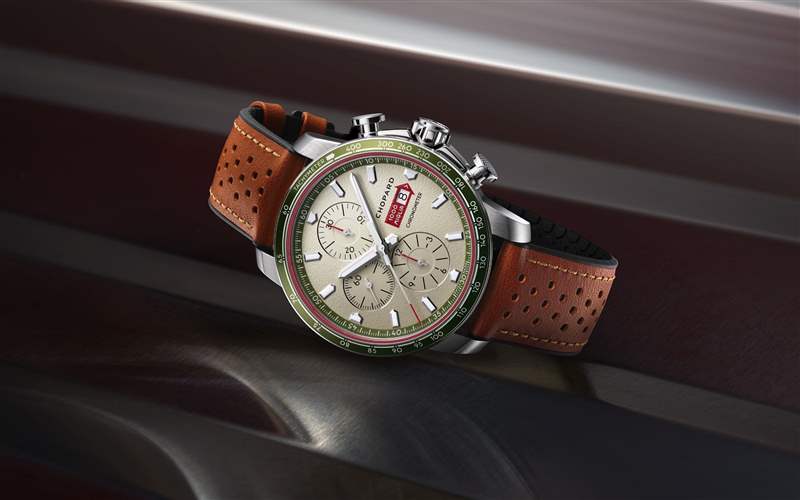 『新表』Chopard推出Mille Miglia GTS Chronograph Limited Edition Italy 2023古董車?yán)愊蘖坑嫊r碼表-復(fù)刻表