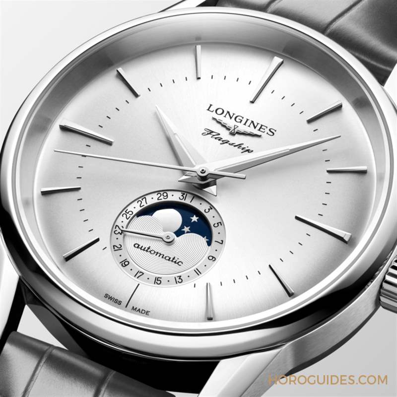 LONGINES - 優(yōu)雅美學新添月相功能｜浪琴表LONGINES Flagship Heritage旗艦復刻系列月相腕表