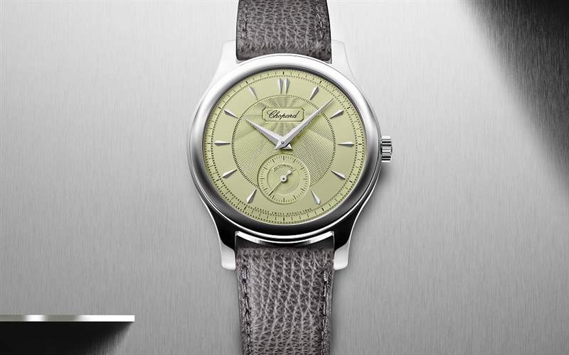 Chopard推出L.U.C 1860冰綠色表盤(pán)超薄腕表-復(fù)刻表