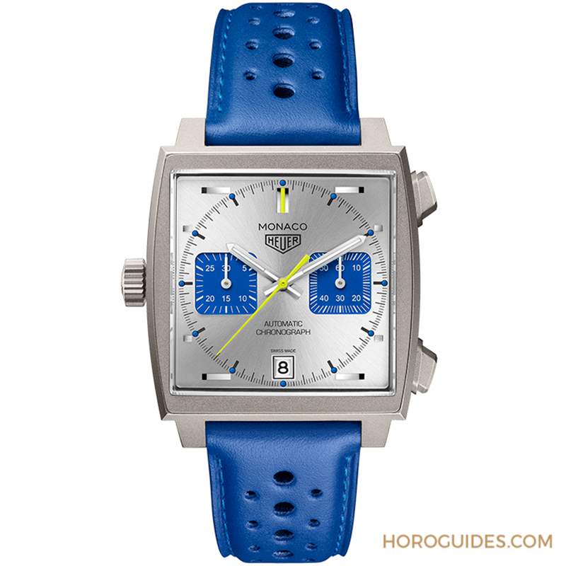 TAG HEUER - 法國賽車藍(lán)來了，TAG Heuer Monaco計時碼表限量新色亮相
