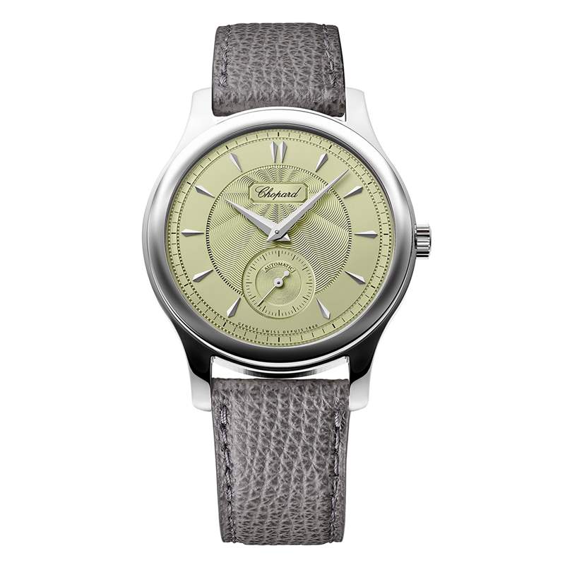 Chopard推出L.U.C 1860冰綠色表盤(pán)超薄腕表-復(fù)刻表