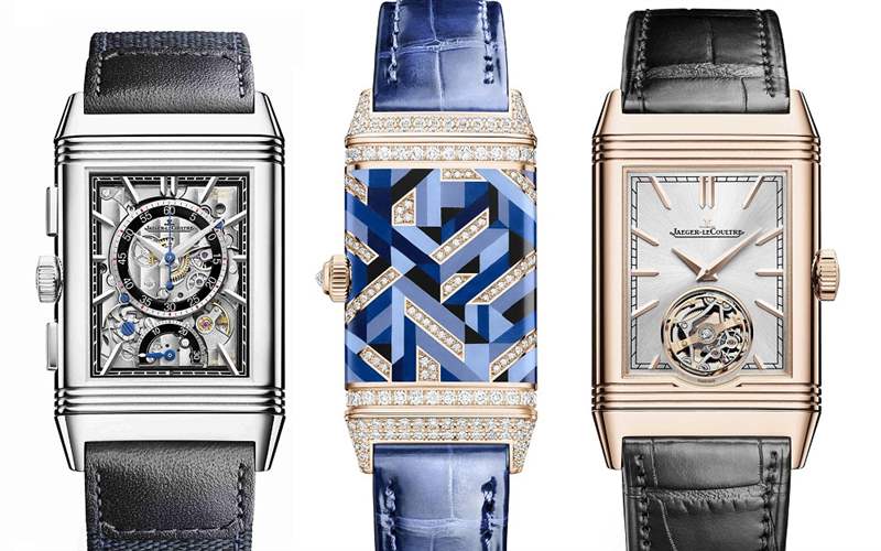積家新品亮點(diǎn)：Reverso Tribute計(jì)時(shí)碼表，Reverso One琺瑯鑲鉆女士腕表-復(fù)刻表