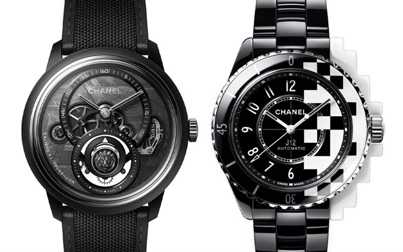Chanel香奈兒新品亮點(diǎn)：Monsieur de Chanel隕石盤陀飛輪，J12 Cyber??netic黑白像素-復(fù)刻表