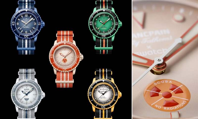 SWATCH - BLANCPAIN x SWATCH五款聯(lián)名表公開，這兩支最應(yīng)該買！