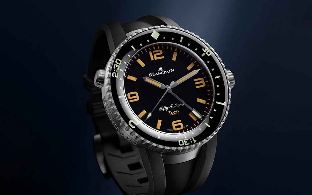 寶珀推出Fifty Fathoms 70th Anniversary Act 2 Tech Gombessa潛水腕表:3小時(shí)潛水計(jì)時(shí)-復(fù)刻表