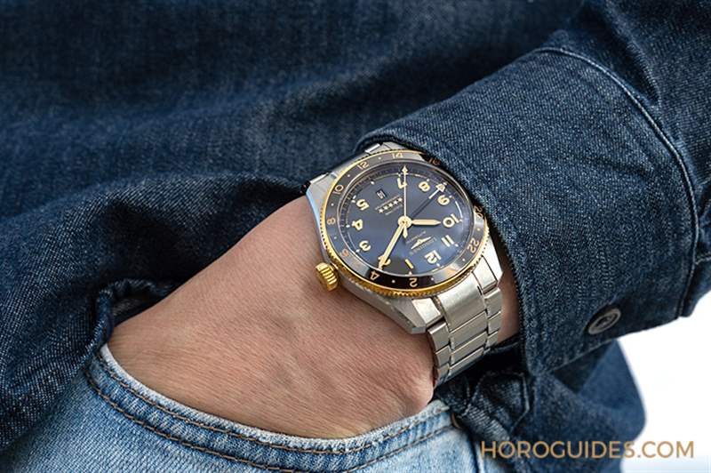 LONGINES - 為此地與彼時，都鍍上Golden Hour：浪琴表Spirit Zulu Time，新增18K黃金細(xì)節(jié)