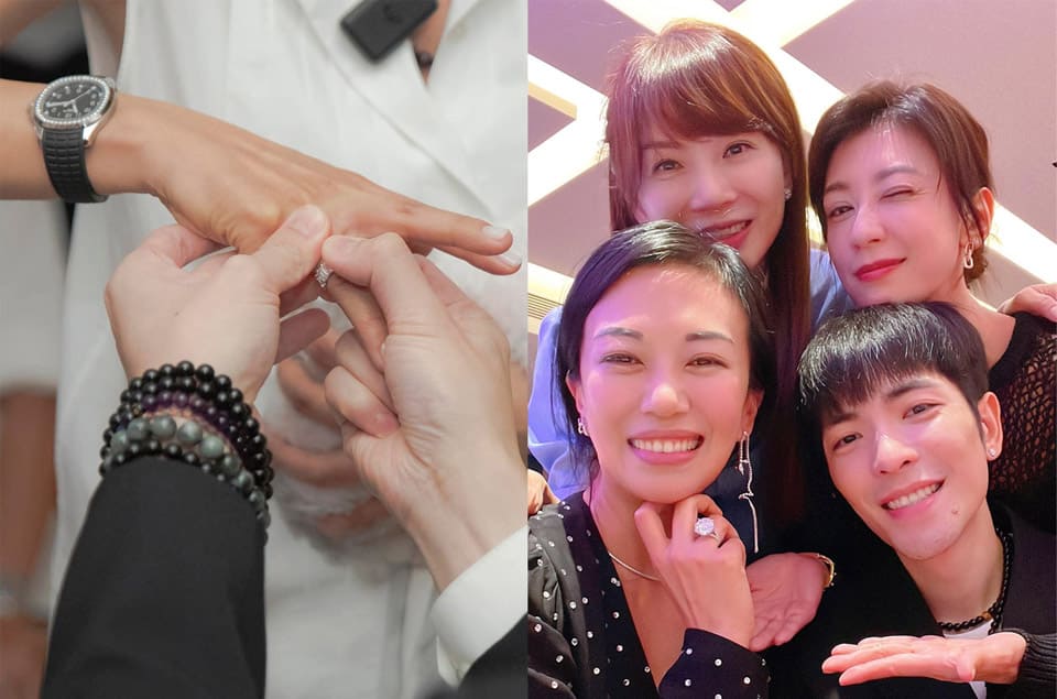 蕭敬騰向經(jīng)紀(jì)人Summer求婚成功PP夯表、破億鉆戒真情露出-復(fù)刻表