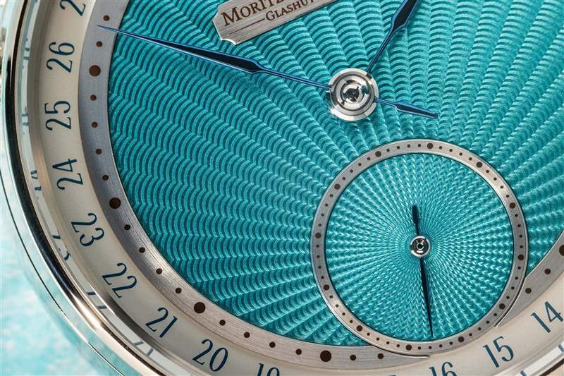 Moritz Grossmann推出Date Turquoise小三針日歷腕表:綠松石色璣鏤紋表盤 Moritz Grossmann推出Date Turquoise小三針日歷腕表:綠松石色璣鏤紋表盤-復(fù)刻表